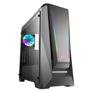 Azza Chroma 410A mit Sichtfenster Midi Tower ohne Netzteil schwarz
