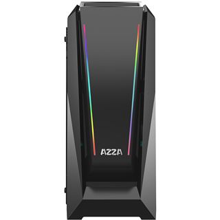 Azza Chroma 410A mit Sichtfenster Midi Tower ohne Netzteil schwarz
