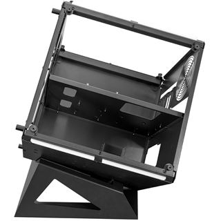 Azza Cube 802F mit Sichtfenster Wuerfel ohne Netzteil schwarz