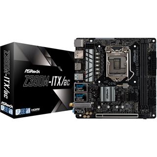 ASRock Z390M-ITX/ac Intel Z390 So.1151 Dual Channel DDR4 Mini-ITX