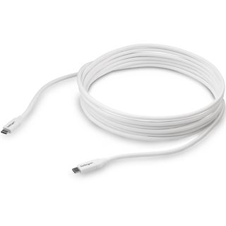 Startech 4m USB-C auf USB-C Kabel 5A Power Delivery weiss