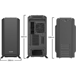 be quiet! Silent Base 801 mit Sichtfenster, schallged&auml;mmt Midi