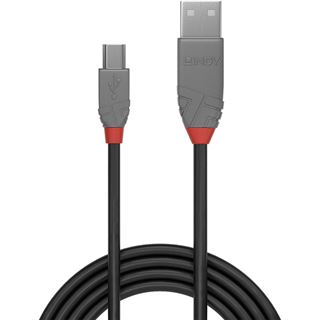 (€4,90*/1m) 1.00m Lindy USB2.0 Anschlusskabel High-Speed USB A