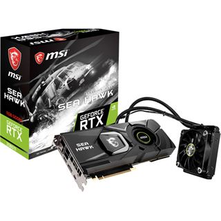 11GB MSI GeForce RTX 2080 Ti SEA HAWK X Hybrid PCIe 3.0 x16 (Retail)