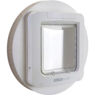 Segula SureFlap Mikrochipgest. Haustierklappe, weiss