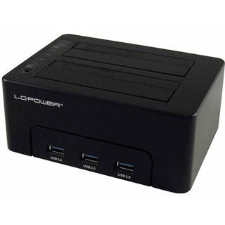 LC-Power LC-DOCK-U3-HUB USB3.0 Dual Bay Docking/4xHUB USB3.0 retail