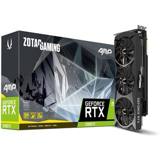 11GB ZOTAC GeForce RTX 2080 Ti AMP Aktiv PCIe 3.0 x16 (Retail)