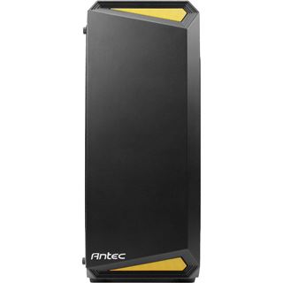 Antec NX100 mit Sichtfenster Midi Tower ohne Netzteil schwarz/gelb