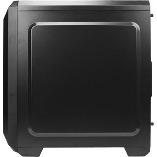 Antec NX100 mit Sichtfenster Midi Tower ohne Netzteil schwarz/gelb