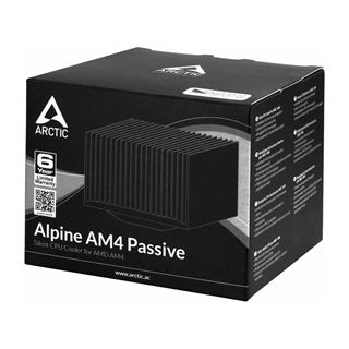 Arctic Alpine AM4 passiver CPU-Kühler, schwarz