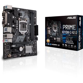 Asus Prime H310M-D R2.0 Intel H310 So.1151 Dual Channel DDR4 mATX