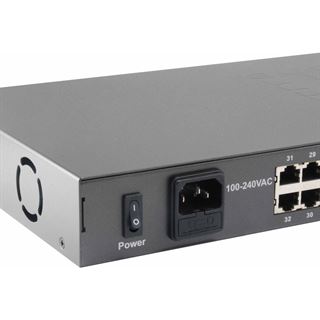 LevelOne Switch 34x FE FGP-3400W250 2xGE 19" 250W 32xPoE