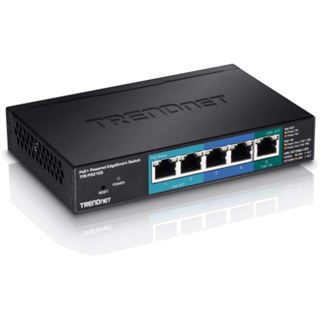 TrendNet Switch 5-Port Gbit EdgeSmart PoE+ 18 W Metall