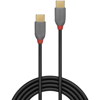 LINDY USB 2m 3.1 Typ C Kabel 3A Anthra Line