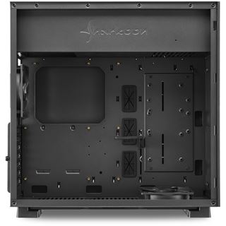 Sharkoon Pure Steel mit Sichtfenster Midi Tower ohne Netzteil schwarz