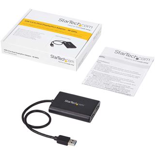 Startech USB zu DUAL DP Adapter 4K 60HZ