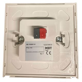 MDT Taster 6f m.Farbdisplay u.Temp.Sensor Smart86, rws glz