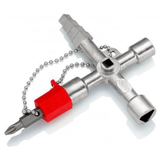 KNIPEX Profi-Key f&uuml;r g&auml;ngige Absperrsysteme, 90 mm