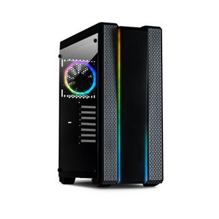 Inter-Tech S-3901 IMPULSE mit Sichtfenster Midi Tower ohne Netzteil