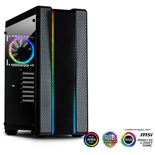 Inter-Tech S-3901 IMPULSE mit Sichtfenster Midi Tower ohne Netzteil