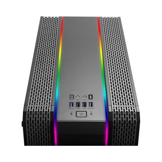 Inter-Tech S-3901 IMPULSE mit Sichtfenster Midi Tower ohne Netzteil