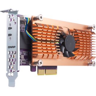 Qnap Quad M.2 2280 PCIe (Gen2 x4) NVMe SSD expansion card