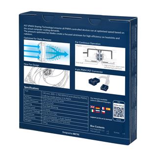 Arctic P14 PWM PST CO 140x140x27mm 200-1700 U/min 35.8 dB(A) schwarz