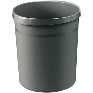 HAN Papierkorb GRIP, 18 Liter, rund, dunkelgrau