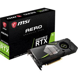 8GB MSI GeForce RTX 2070 AERO 8G Aktiv PCIe 3.0 x16 (Retail)