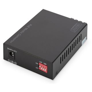 Digitus Konverter Gigabit PoE Singlem.Media RJ45/SC SM PSE