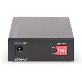 Digitus Konverter Gigabit PoE Singlem.Media RJ45/SC SM PSE