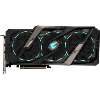 11GB Gigabyte GeForce RTX 2080 Ti AORUS Xtreme 11G Aktiv PCIe 3.0 x16