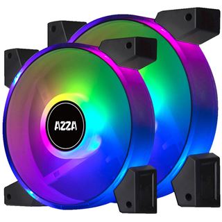 Azza Hurricane II Digital RGB 120x120x25mm 1000-1800 U/min 29 dB(A)