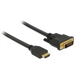 (€7,90*/1m) 1.00m Delock HDMI Adapterkabel HDMI-Stecker auf DVI