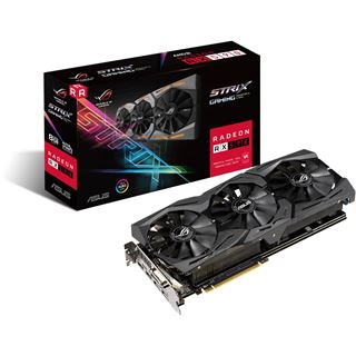 8GB Asus Radeon RX 590 ROG Strix Gaming Aktiv PCIe 3.0 x16 (Retail)