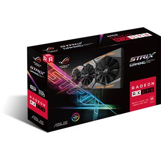 8GB Asus Radeon RX 590 ROG Strix Gaming Aktiv PCIe 3.0 x16 (Retail)