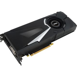 8GB MSI GeForce GTX 1080 Aero 8G OC Aktiv PCIe 3.0 x16 Bulk Artikel