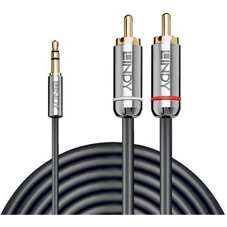 (&euro;8,90*/1m) 1.00m Lindy Audio Anschlusskabel Cromo 3.5mm Klinke