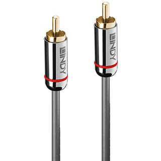 (&euro;7,90*/1m) 1.00m Lindy Koaxial Anschlusskabel Cromo RCA Stecker