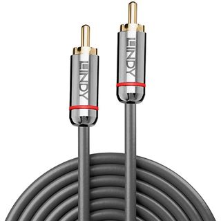 (&euro;4,45*/1m) 2.00m Lindy Koaxial Anschlusskabel Cromo RCA Stecker