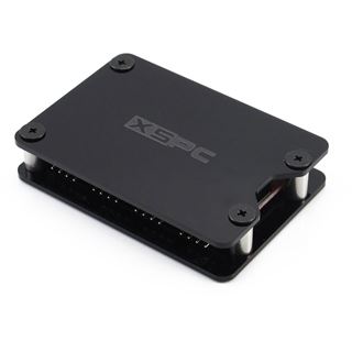 XSPC 12V RGB Splitter Hub 8-fach, 4-Pin SATA Powered schwarz