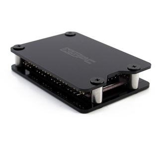 XSPC 12V RGB Splitter Hub 8-fach, 4-Pin SATA Powered schwarz