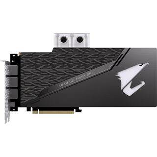 11GB Gigabyte GeForce RTX 2080 Ti Xtreme Waterforce WB Wasser PCIe