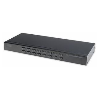 Digitus 16-fach Kombo-KVM Switch 1 Benutzer 16 PCs Modul Slot