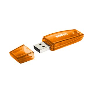 128GB Emtec USB-Stick C410 USB 2.0 Color Mix braun/orange