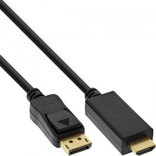 (€31,80*/1m) 0.50m InLine Displayport 1.2a Adapterkabel