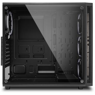 Sharkoon TG4 RGB mit Sichtfenster Midi Tower ohne Netzteil schwarz