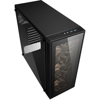 Sharkoon TG4 RGB mit Sichtfenster Midi Tower ohne Netzteil schwarz