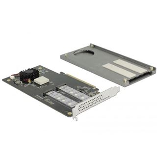 Delock PCI Express x16 Karte zu 2 x intern NVMe M.2 Key M
