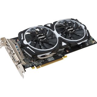 8GB MSI Radeon RX 580 Armor 8G OC Aktiv PCIe 3.0 x16, Bulk-Artikel